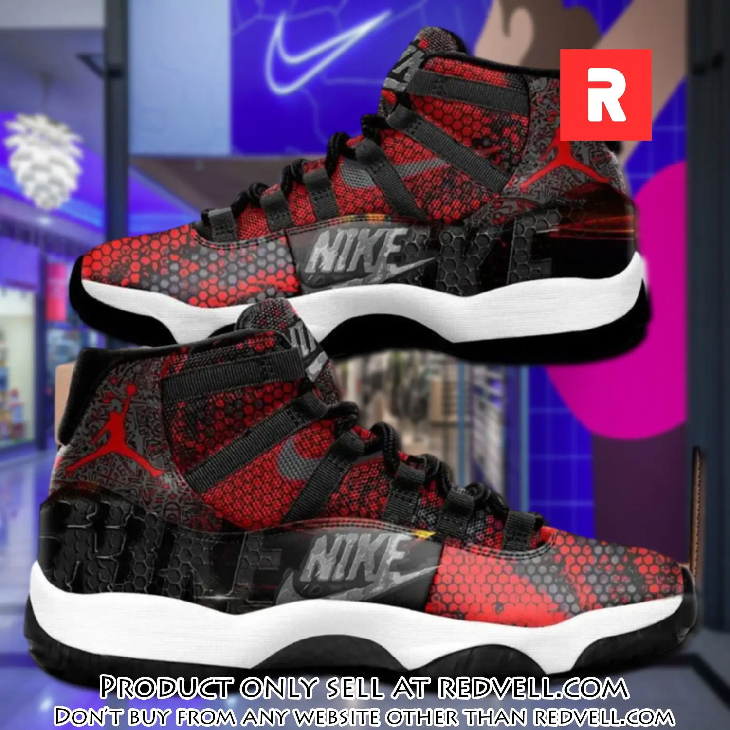 Nike red air jordan 11 sneakers shoes hot  for men women rv3511898